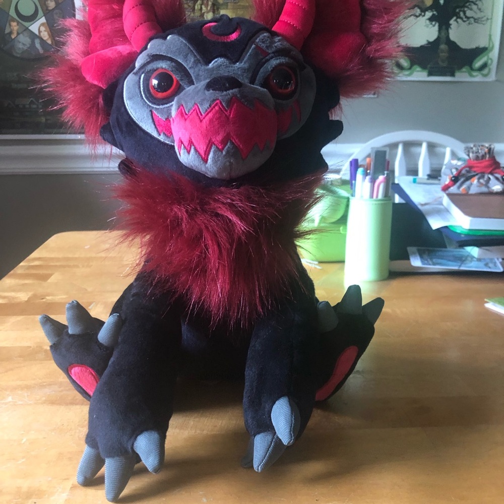 Killstar Black and Red Plush Werewolf